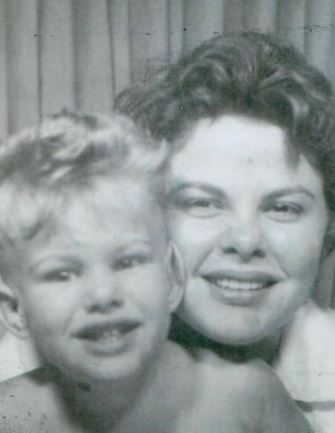 Throwback picture of Carolyn Joan Covel with her son Toby Keith